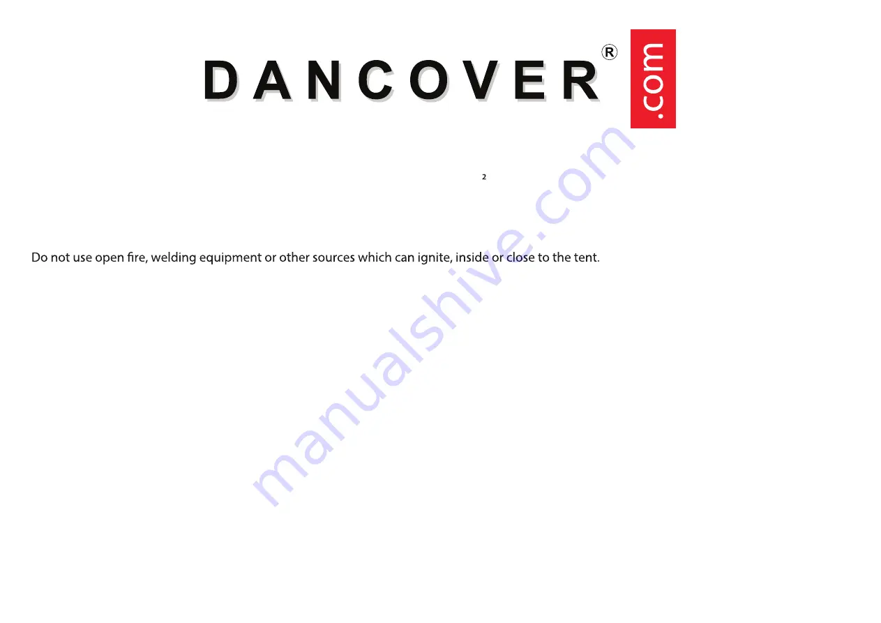 Dancover CombiTent PARTY TENT SEMI PRO Manual Download Page 2