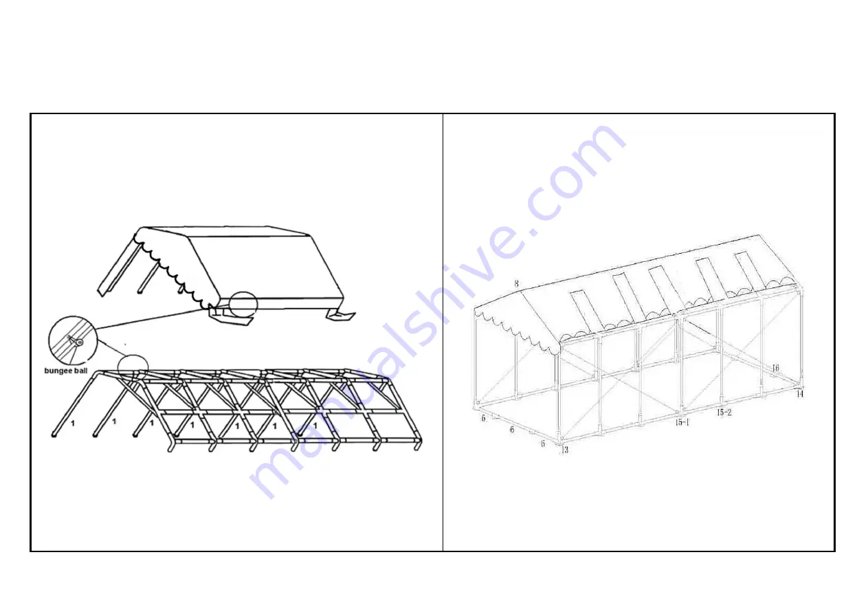 Dancover CombiTent PARTY TENT SEMI PRO Manual Download Page 8