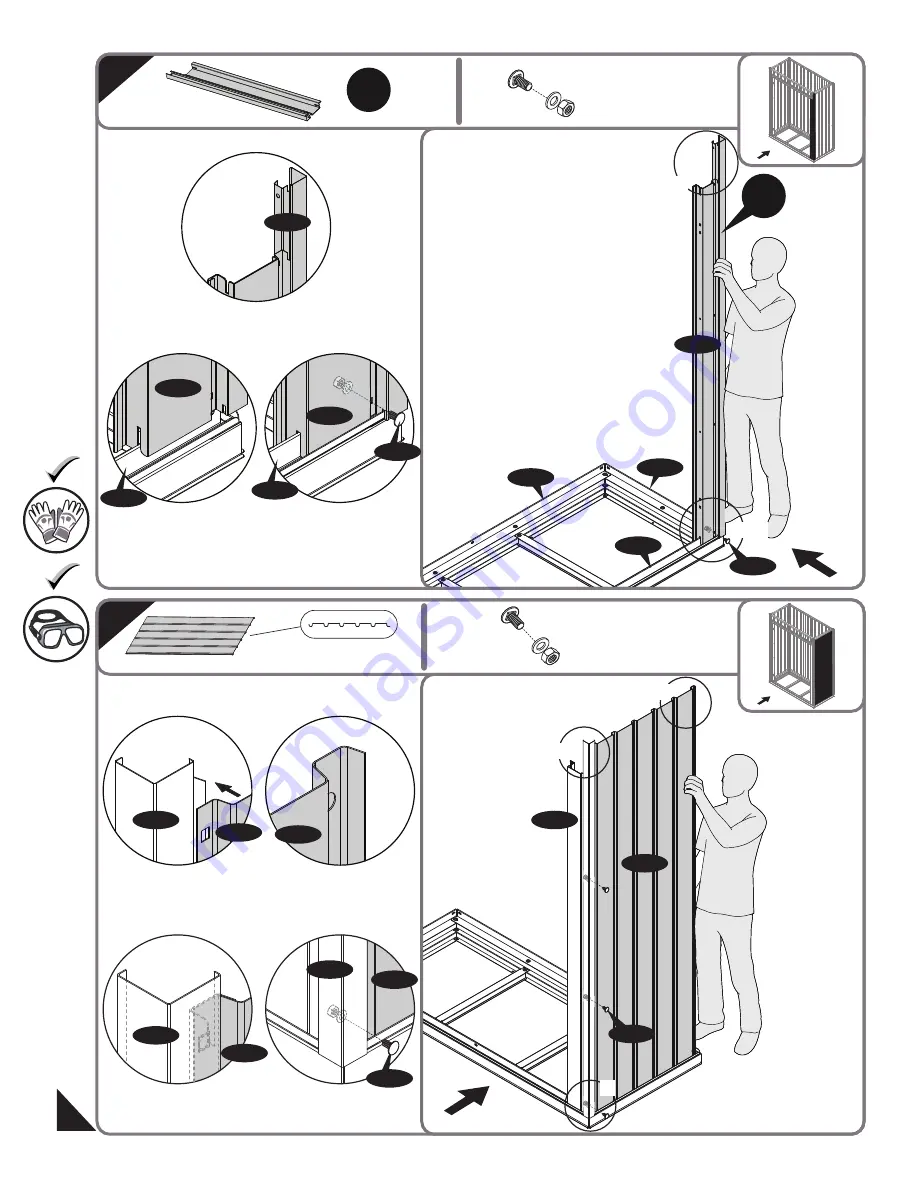 Dancover Garden Locker Shed Manual Download Page 20