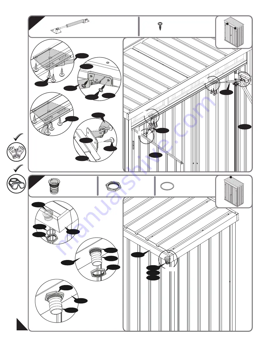 Dancover Garden Locker Shed Скачать руководство пользователя страница 35