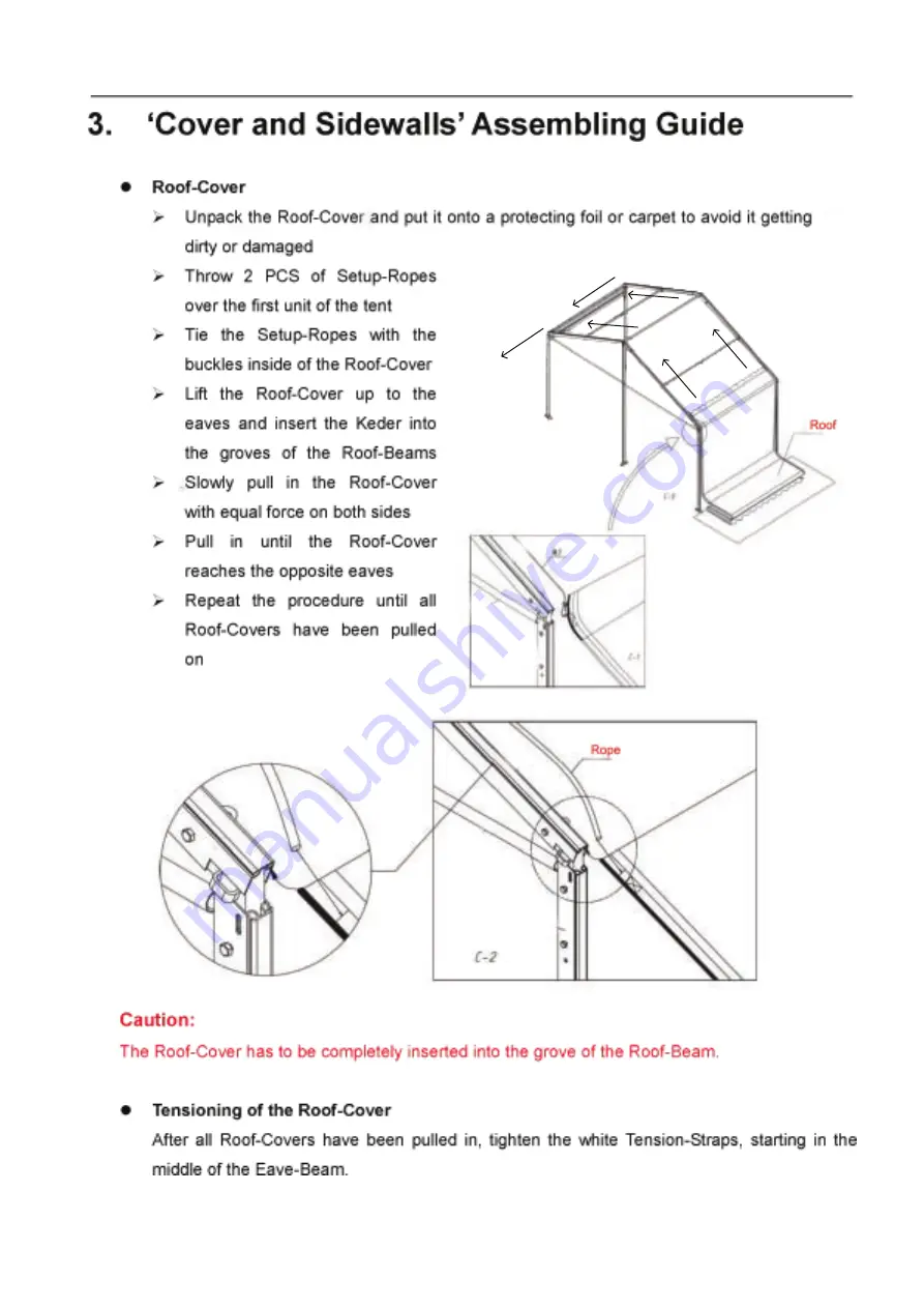 Dancover PRO EventZone 6x12m Manual Download Page 8