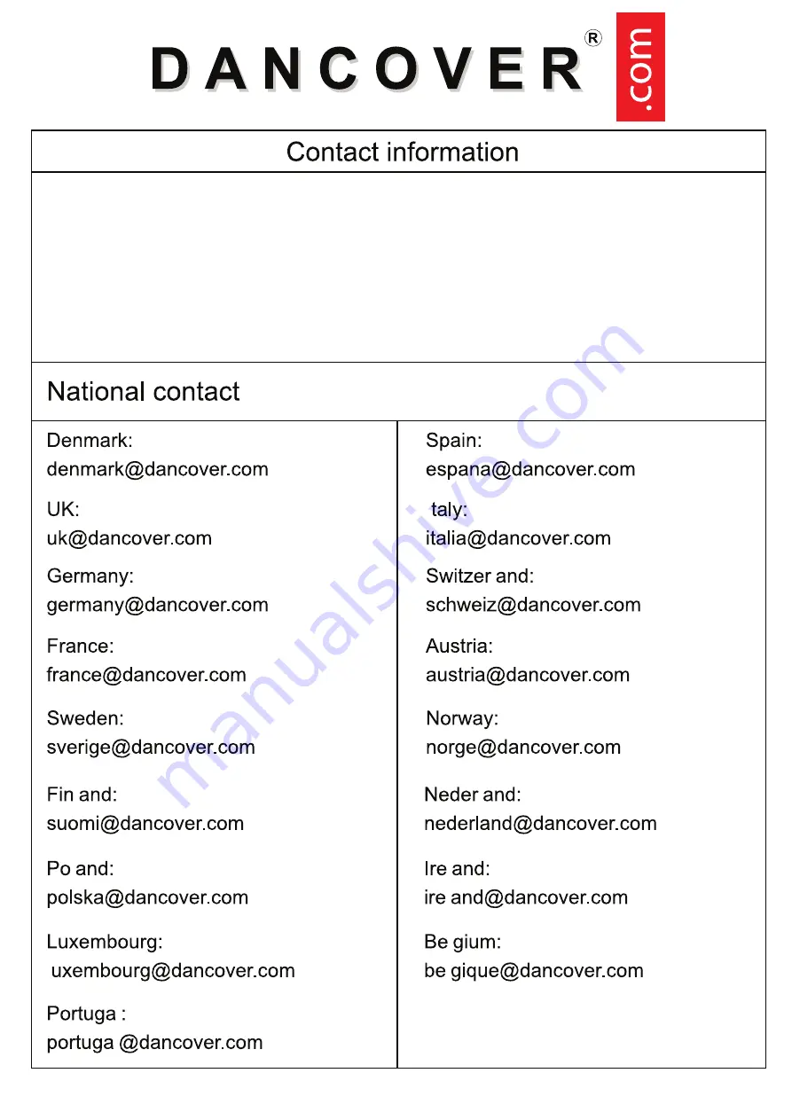 Dancover PRO EventZone 9m Series Manual Download Page 18