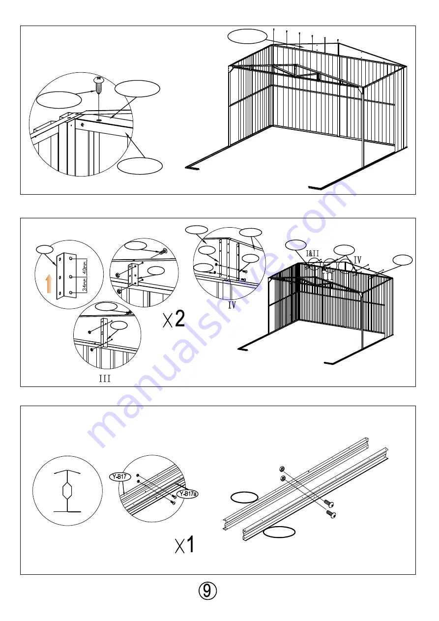 Dancover Proshed Garage Manual Download Page 13