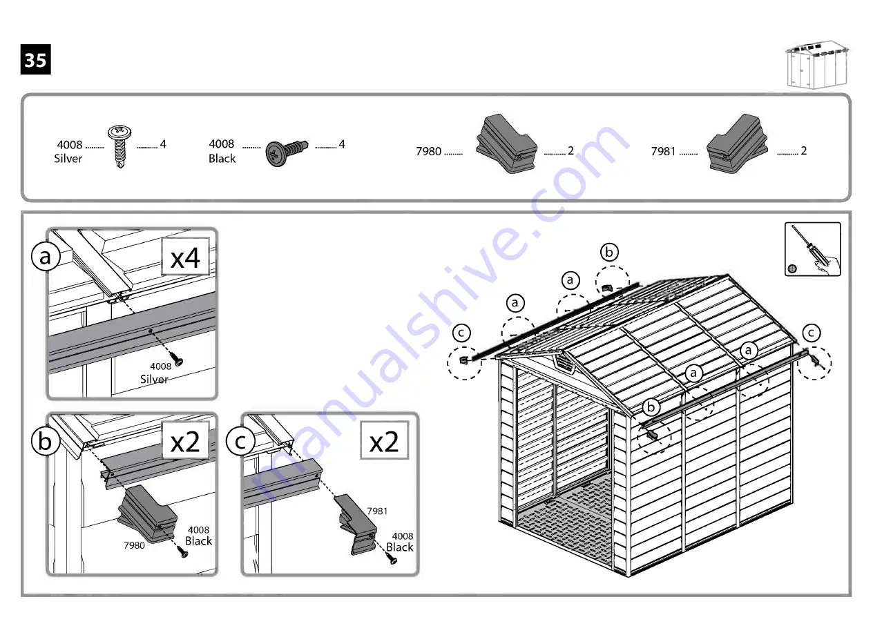 Dancover SkyLight Shed Скачать руководство пользователя страница 54