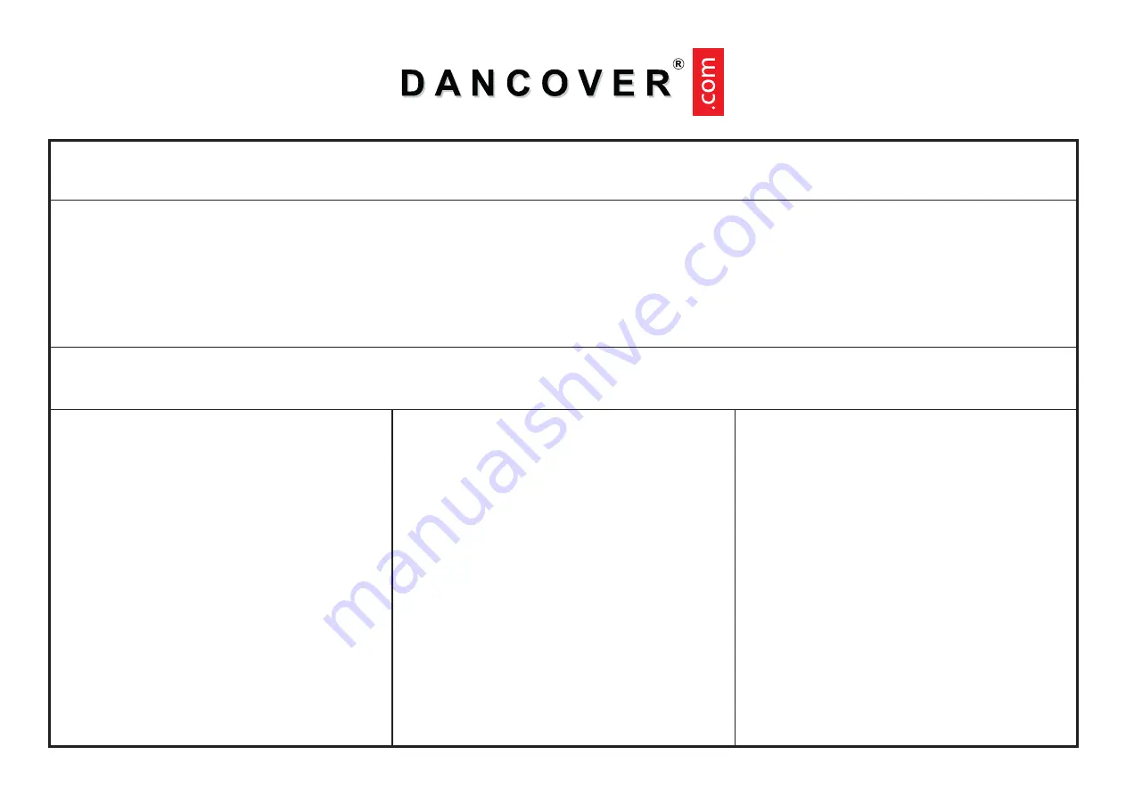 Dancover SkyLight Shed Manual Download Page 66