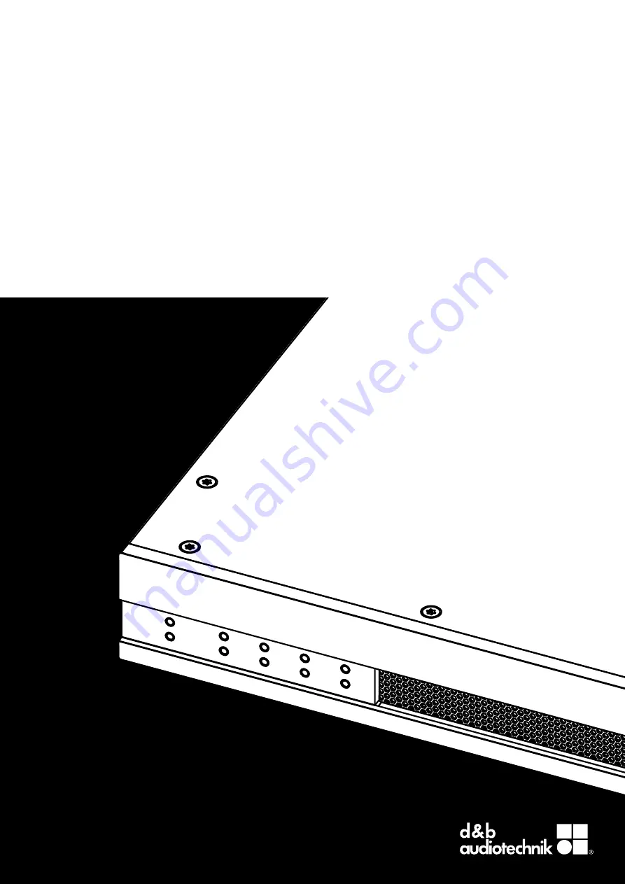 d&b audiotechnik preliminary XD 5D Startup Manual Download Page 1