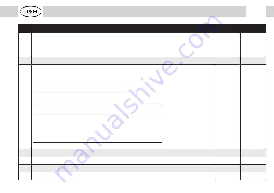 D&H FH16A Manual Download Page 89