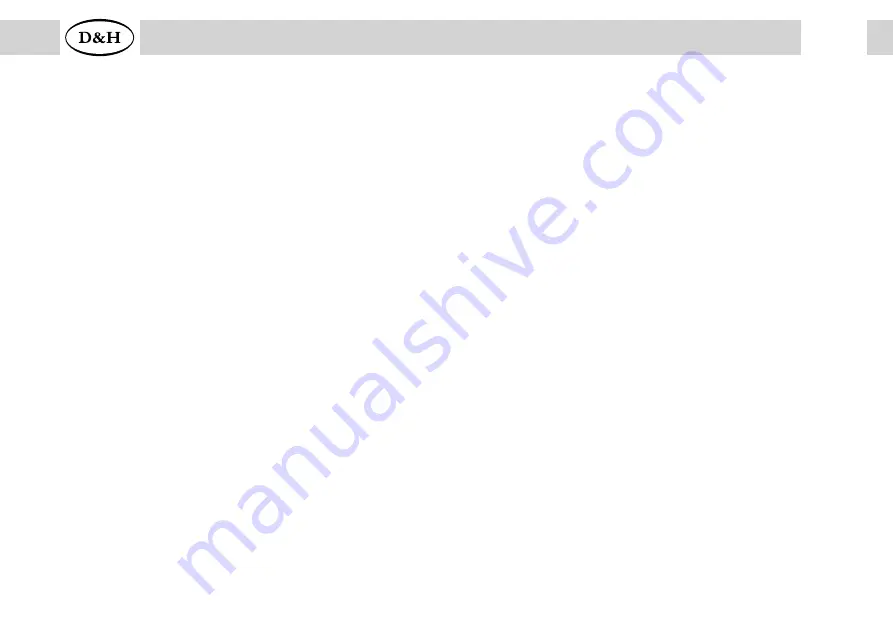 D&H PD10MU User Manual Download Page 5