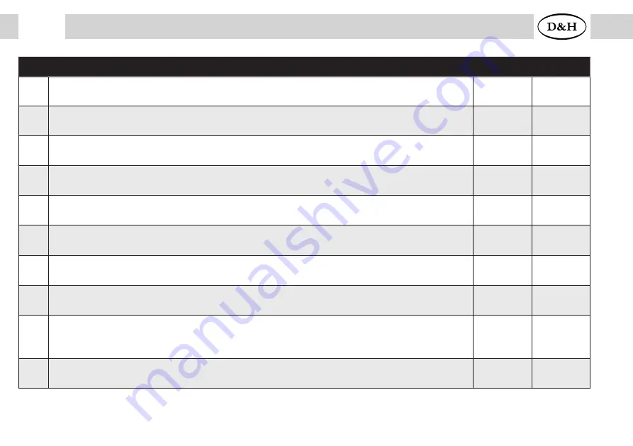 D&H PD10MU User Manual Download Page 16