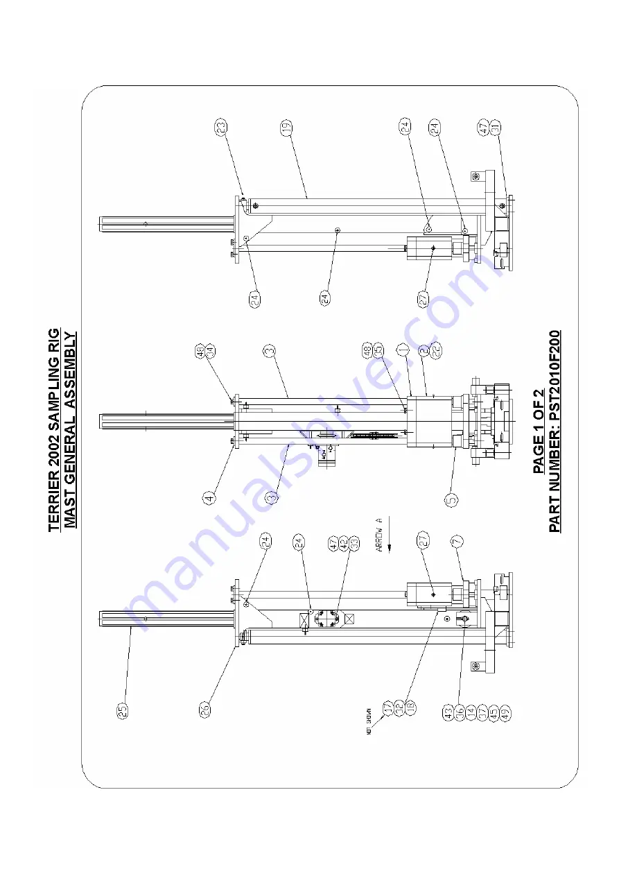 Dando TERRIER Mk 1 Operating And Maintenance Manual Download Page 74