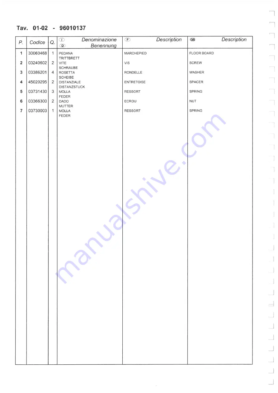 Dando TERRIER Mk 1 Operating And Maintenance Manual Download Page 129