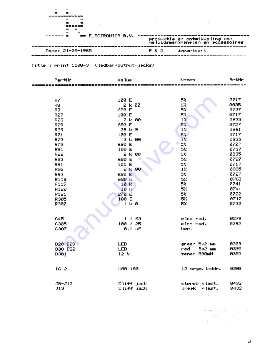 D&R 1500 Series Скачать руководство пользователя страница 38