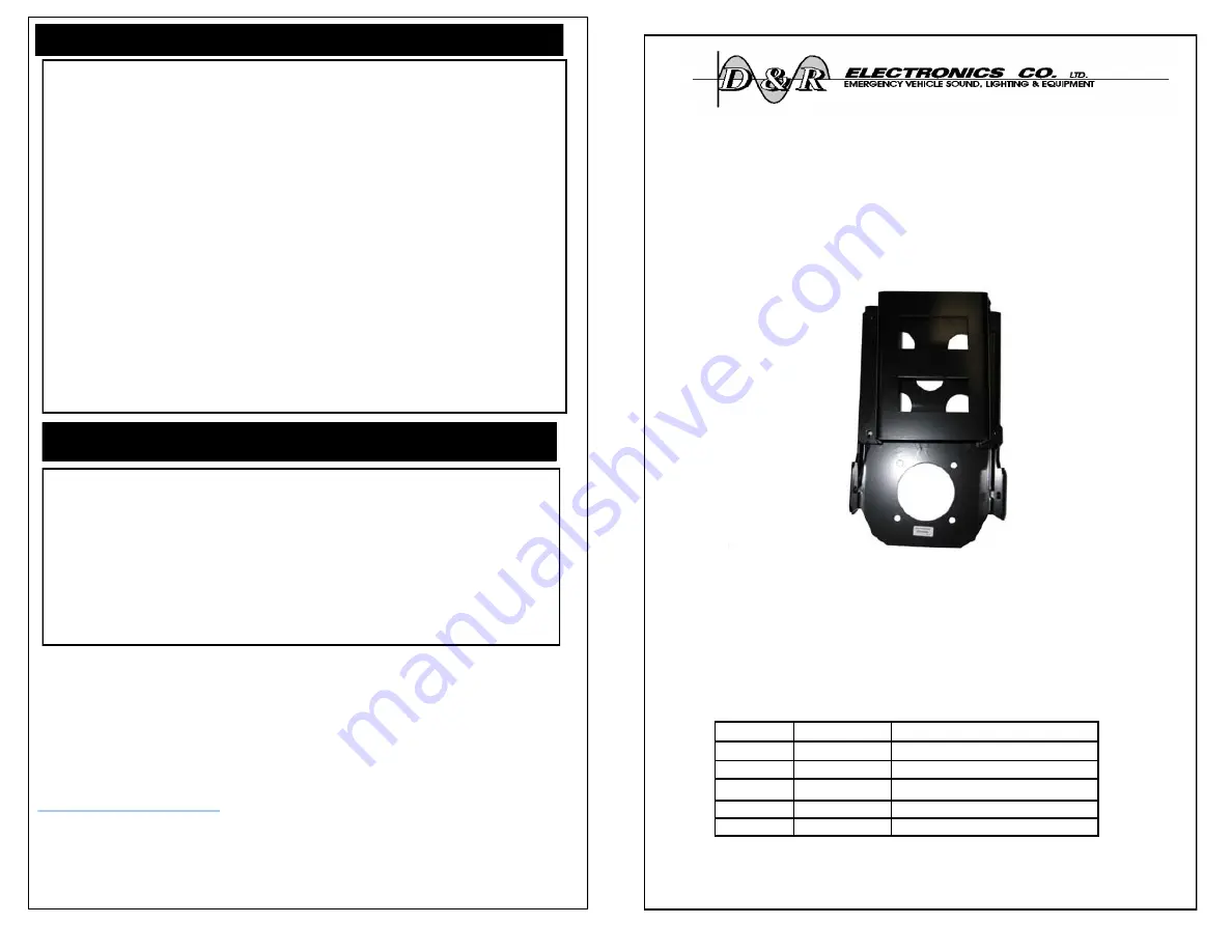 D&R 935-0049A Скачать руководство пользователя страница 1