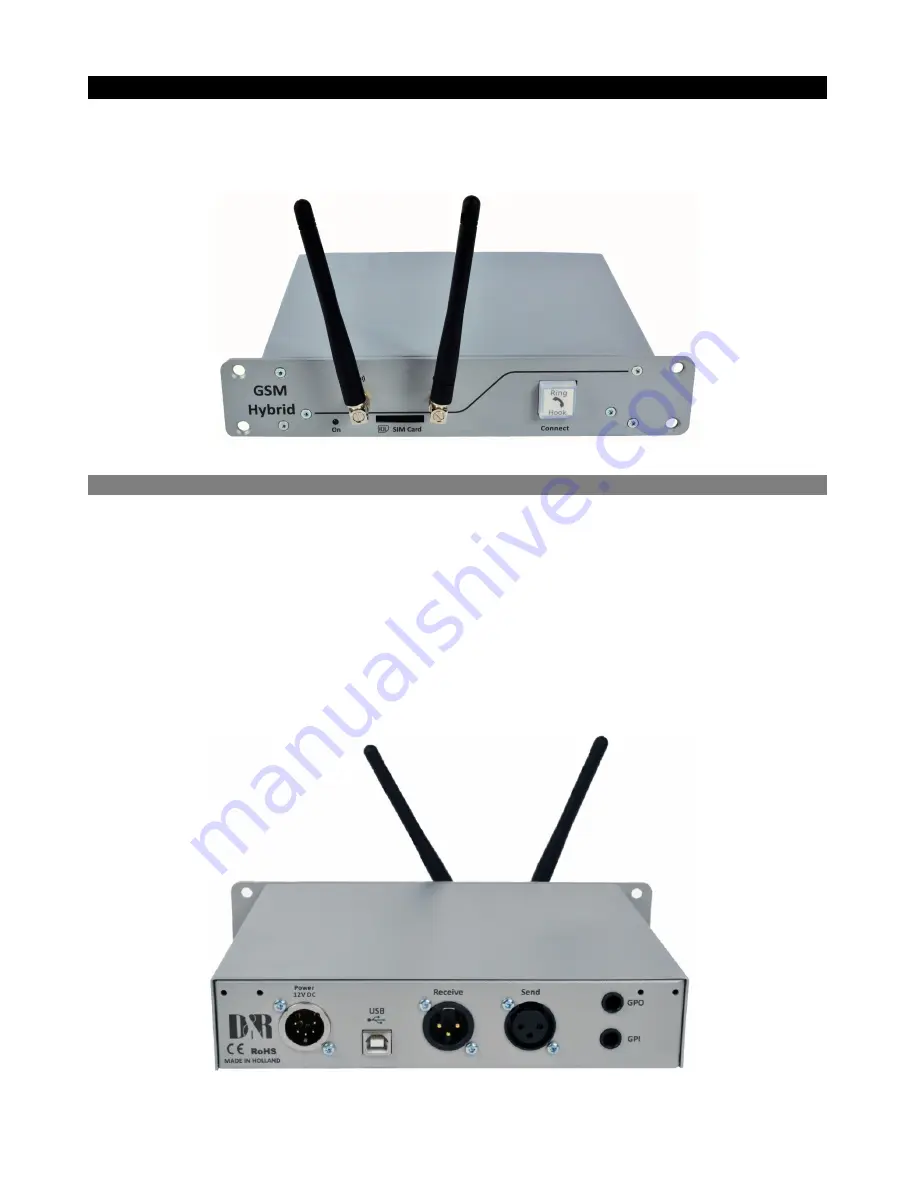 D&R GSM HYBRID Скачать руководство пользователя страница 4