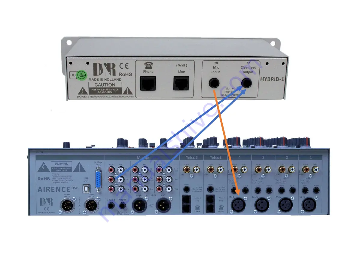 D&R Telephone Hybrid 1 How To Connect Download Page 2