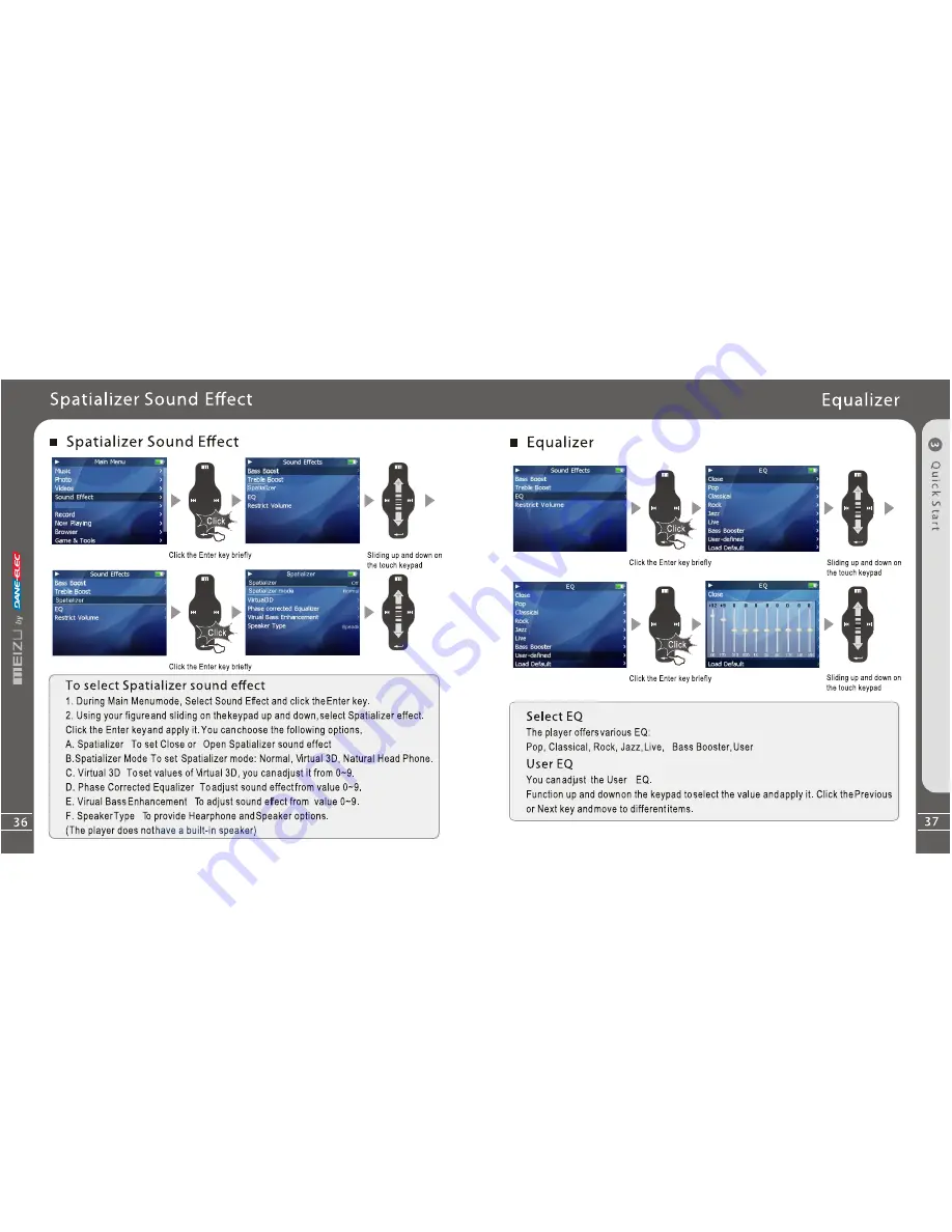 DANE-ELEC Portable Media Player User Manual Download Page 19