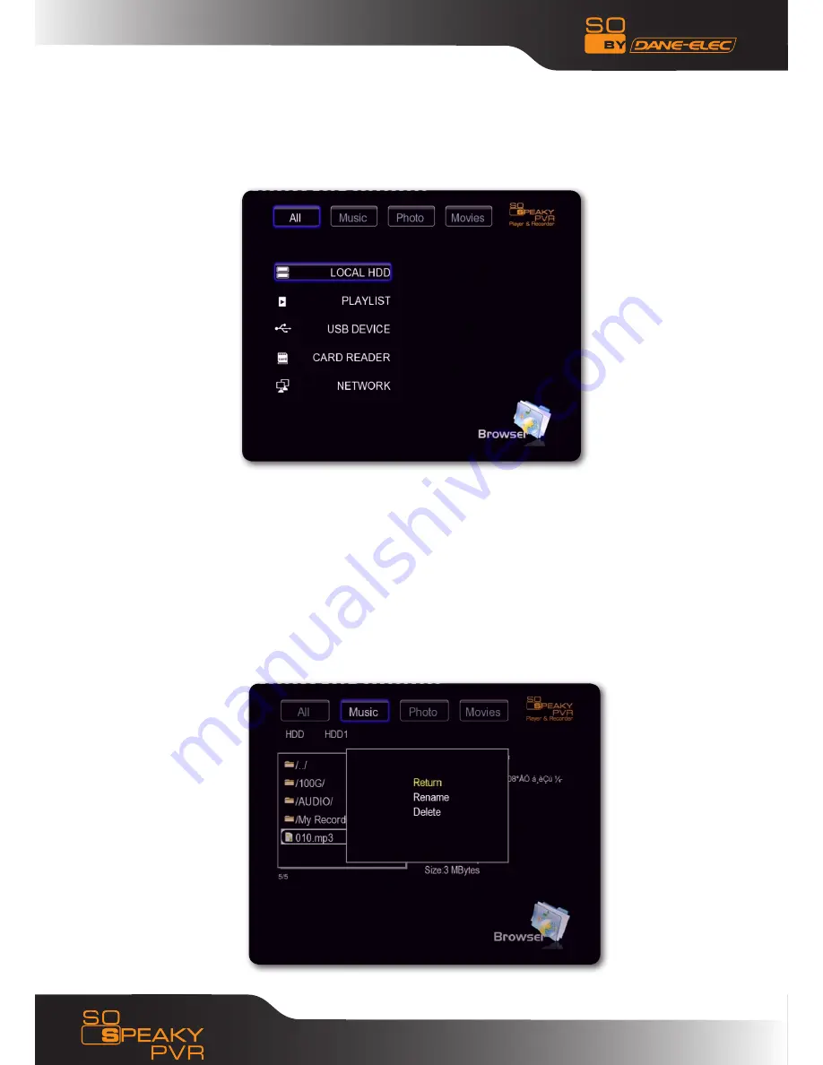 DANE-ELEC SO SPEAKY PVR User Manual Download Page 26