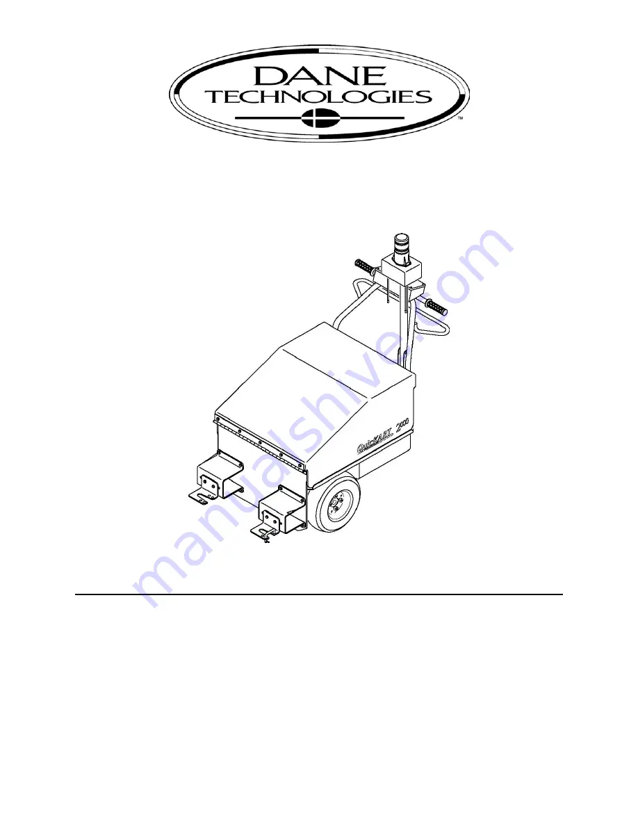 Dane Technologies QuicKART 2000 Series Скачать руководство пользователя страница 3