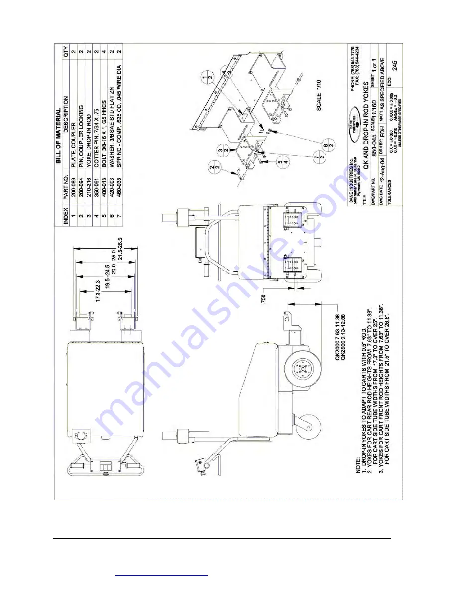 Dane Technologies QuicKART 2000 Series Скачать руководство пользователя страница 28