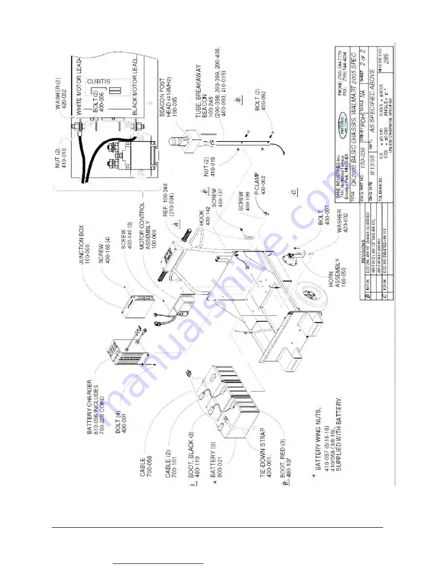 Dane Technologies QuicKART 2000 Series Service Manual Download Page 90