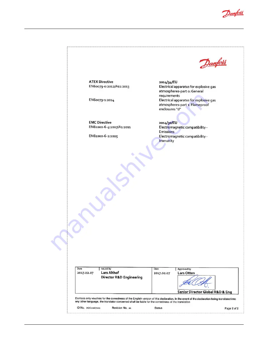 Danfoss 11123165 Technical Information Download Page 31