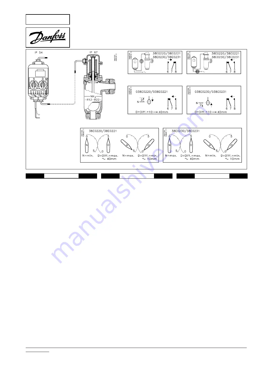 Danfoss 38E Instructions Download Page 1