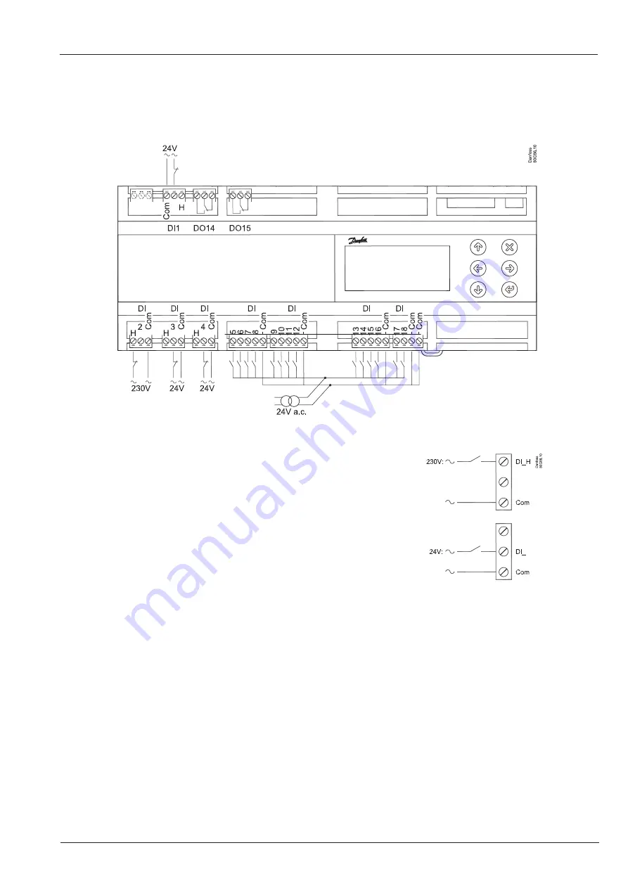 Danfoss ADAP-KOOL AK-PC 651 Instructions Manual Download Page 3