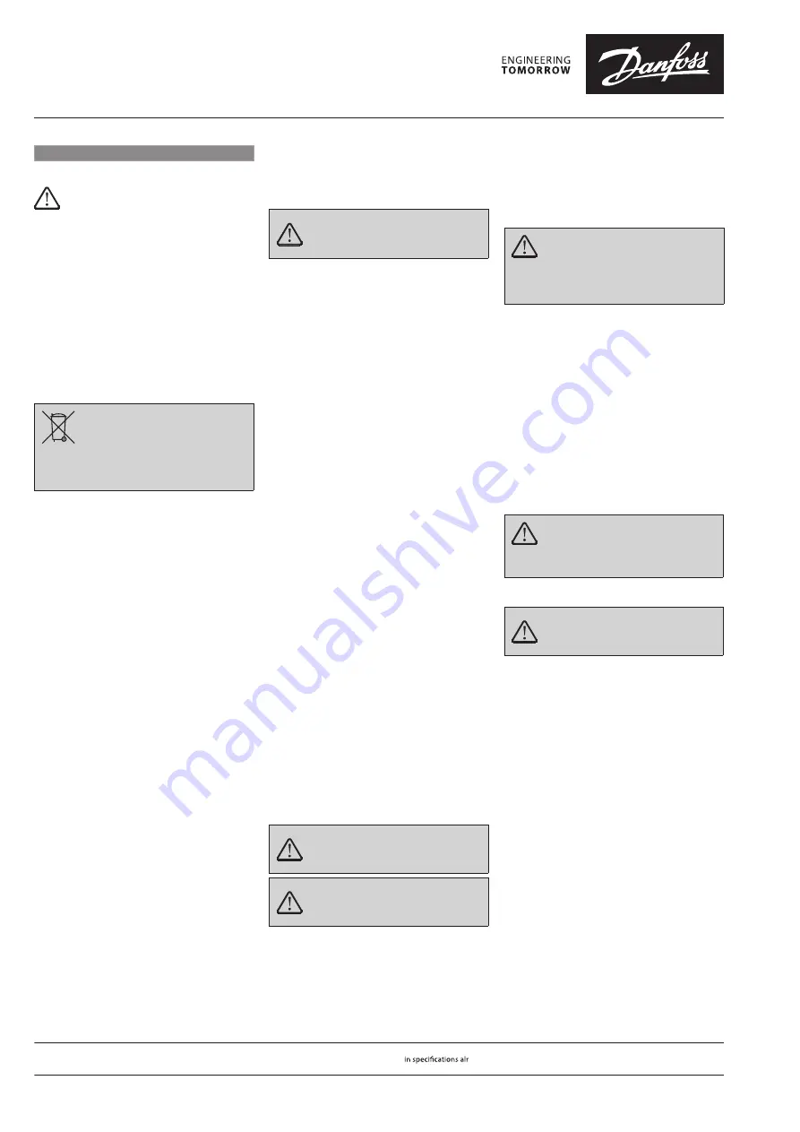 Danfoss AFT 06 Скачать руководство пользователя страница 8