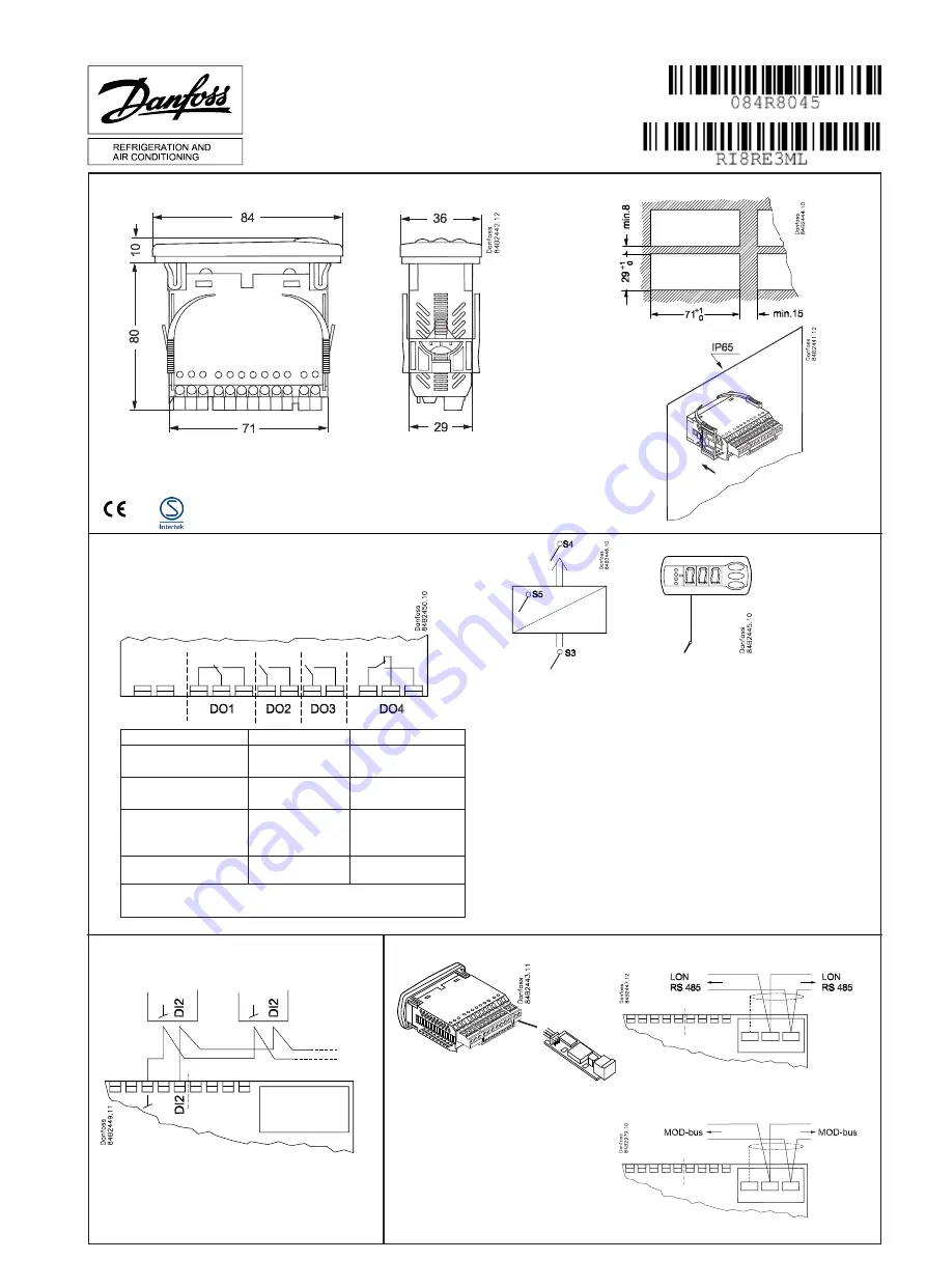 Danfoss AK-CC 210A Скачать руководство пользователя страница 1