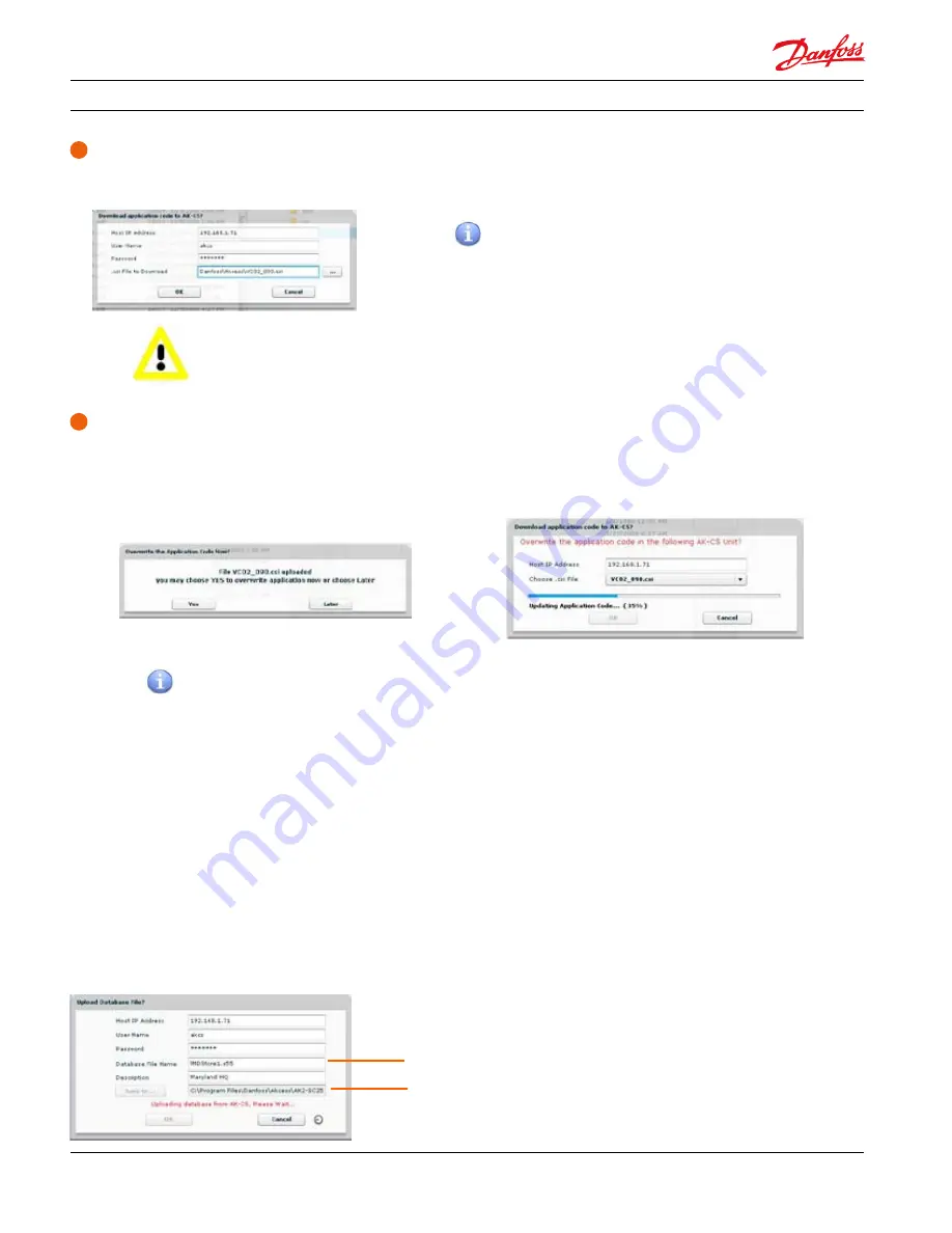 Danfoss AK-CS On Board Manual Download Page 10