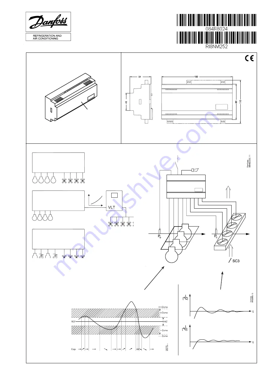 Danfoss AK-PC 520 Скачать руководство пользователя страница 1