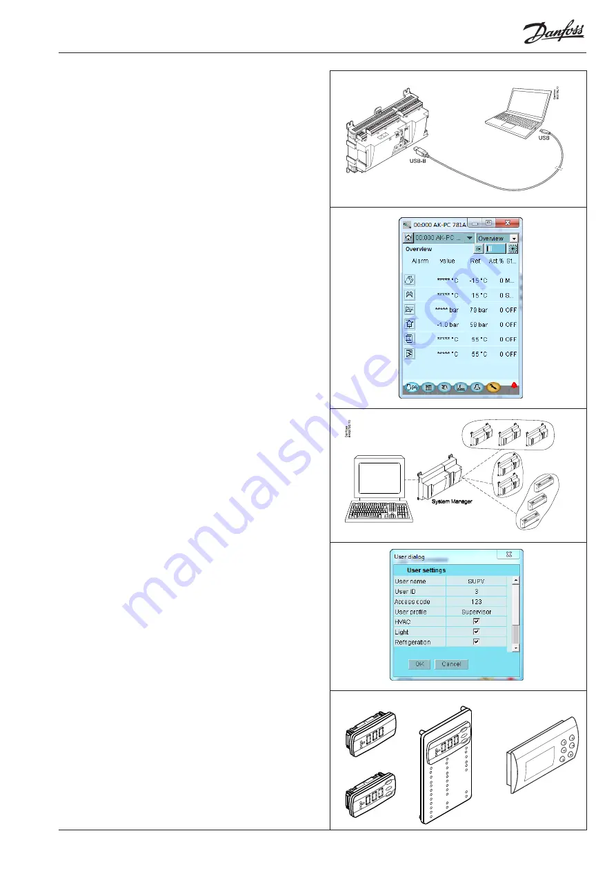 Danfoss AK-PC 781A User Manual Download Page 5