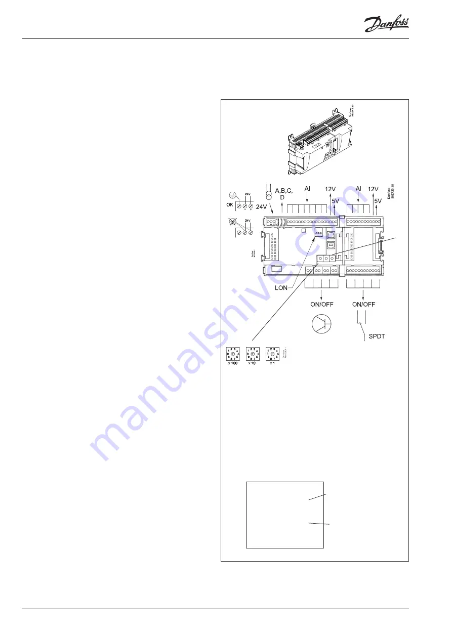 Danfoss AK-PC 781A User Manual Download Page 12