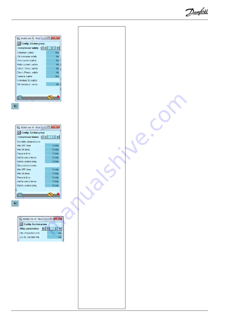 Danfoss AK-PC 781A User Manual Download Page 58