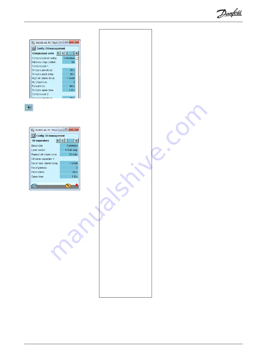 Danfoss AK-PC 781A User Manual Download Page 61