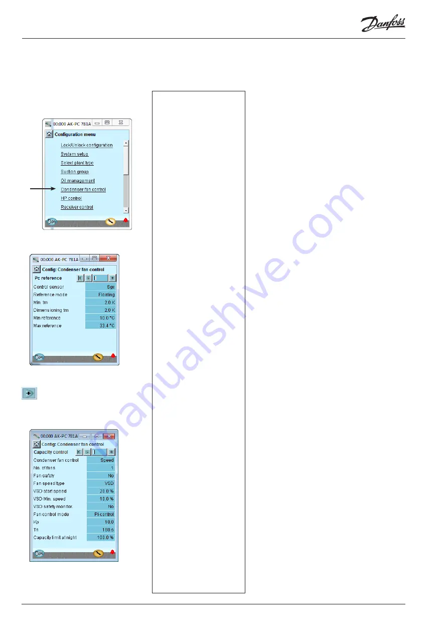 Danfoss AK-PC 781A User Manual Download Page 62