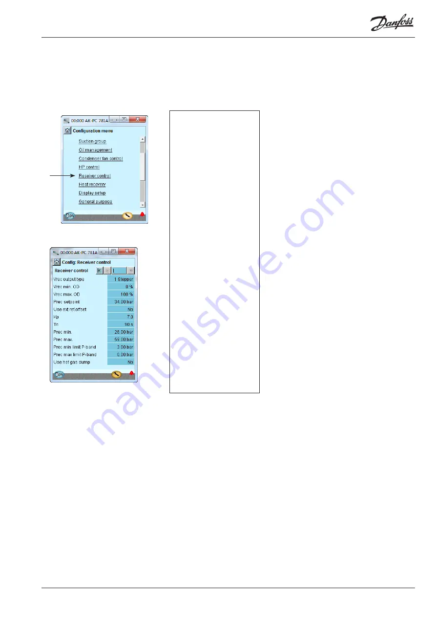 Danfoss AK-PC 781A User Manual Download Page 65