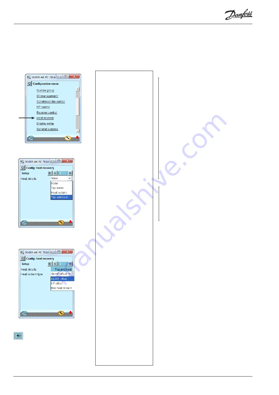 Danfoss AK-PC 781A User Manual Download Page 66