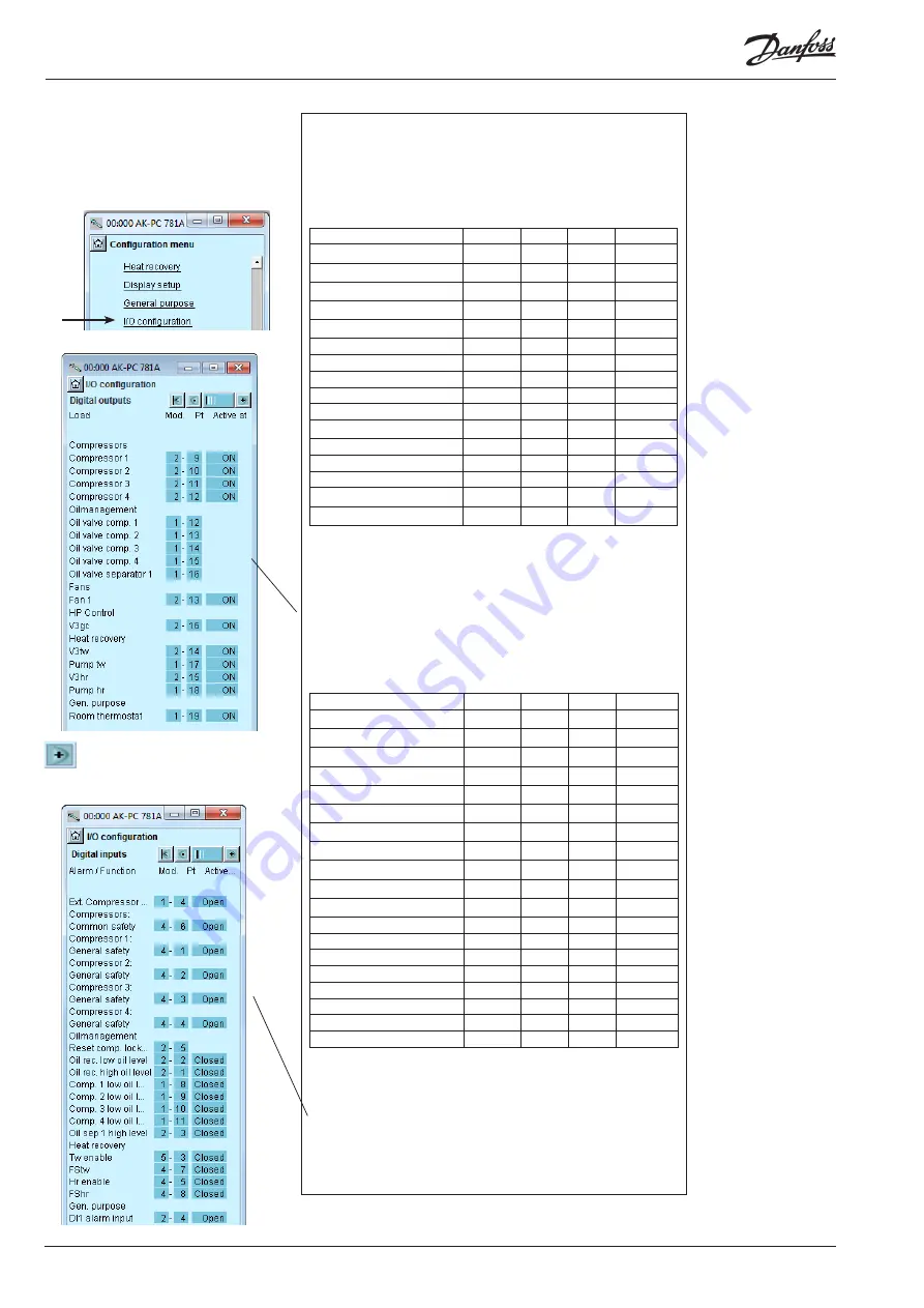 Danfoss AK-PC 781A User Manual Download Page 74