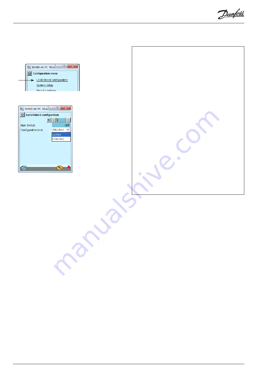 Danfoss AK-PC 781A User Manual Download Page 78