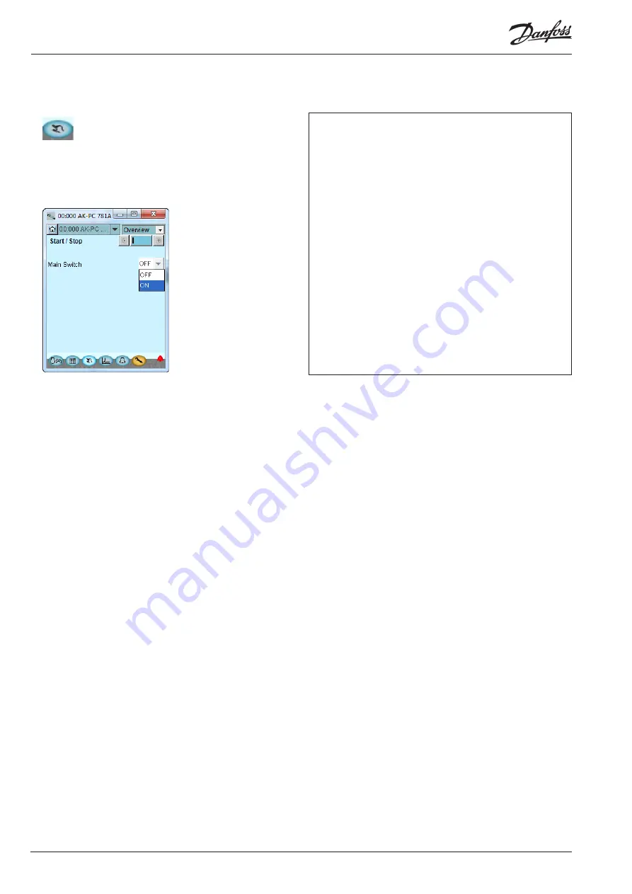 Danfoss AK-PC 781A User Manual Download Page 88