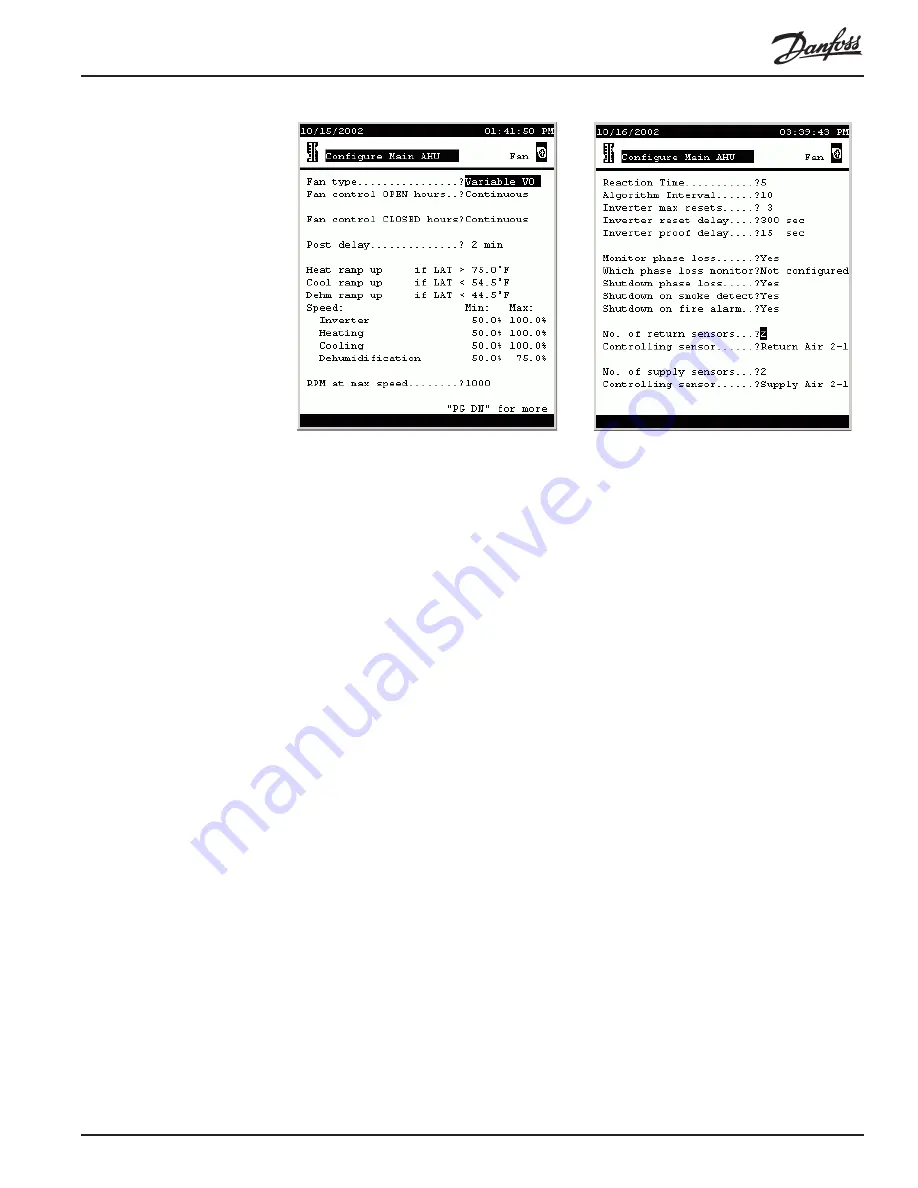 Danfoss AK2-SC 255 Reference Manual Download Page 78