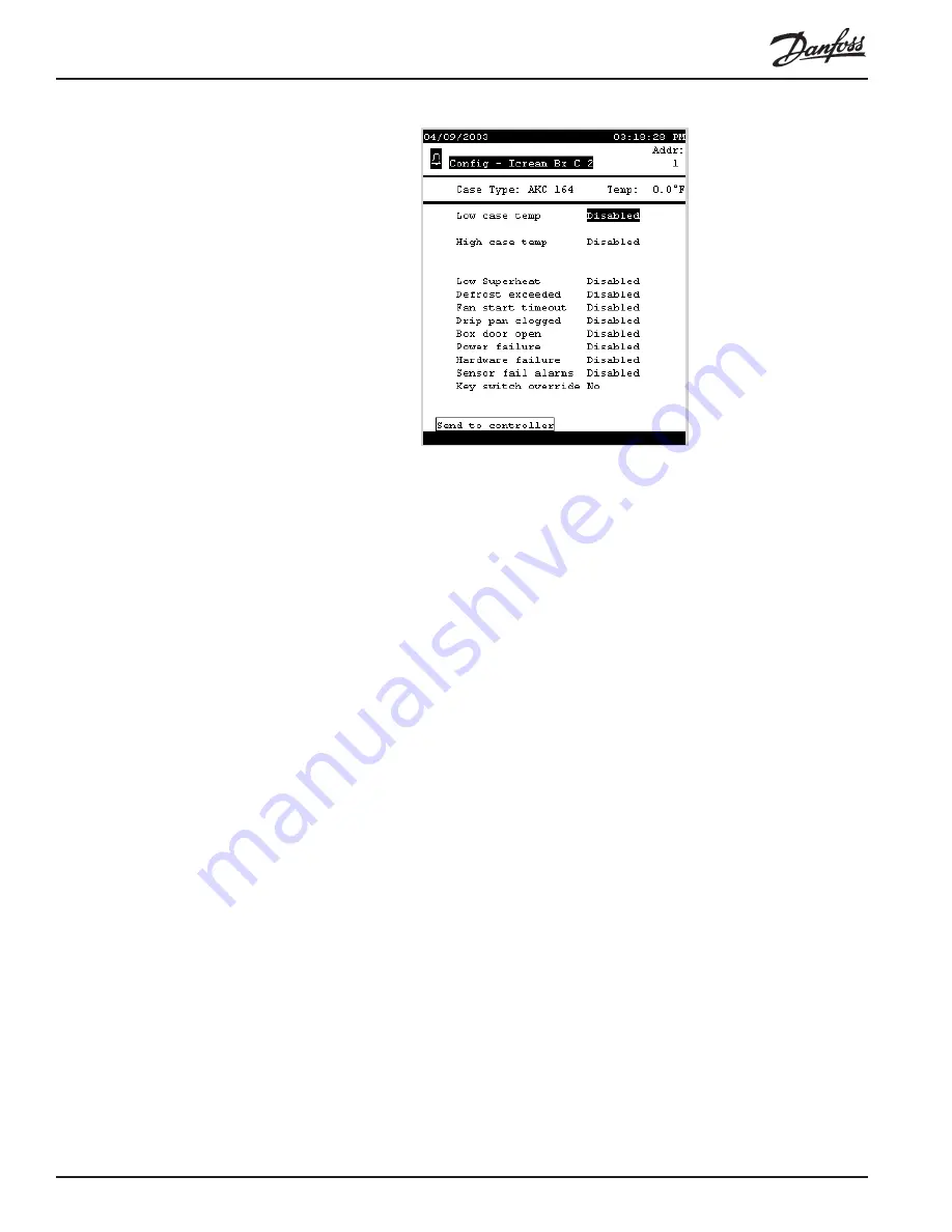 Danfoss AK2-SC 255 Reference Manual Download Page 133