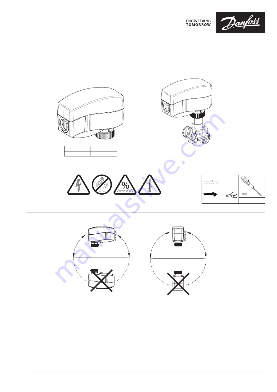 Danfoss AME 120 NLX-1 Operating Manual Download Page 1