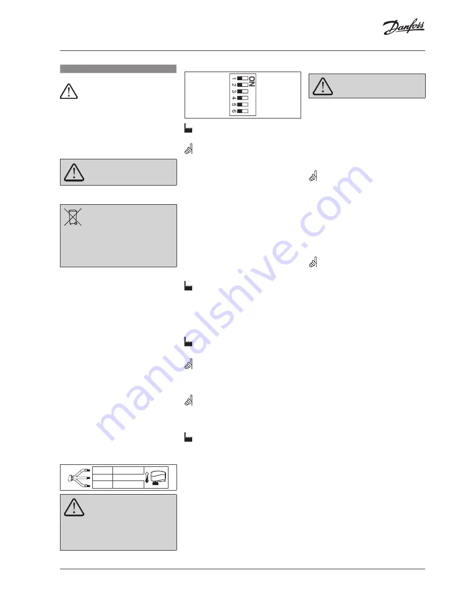 Danfoss AME 130 Operating Manual Download Page 7