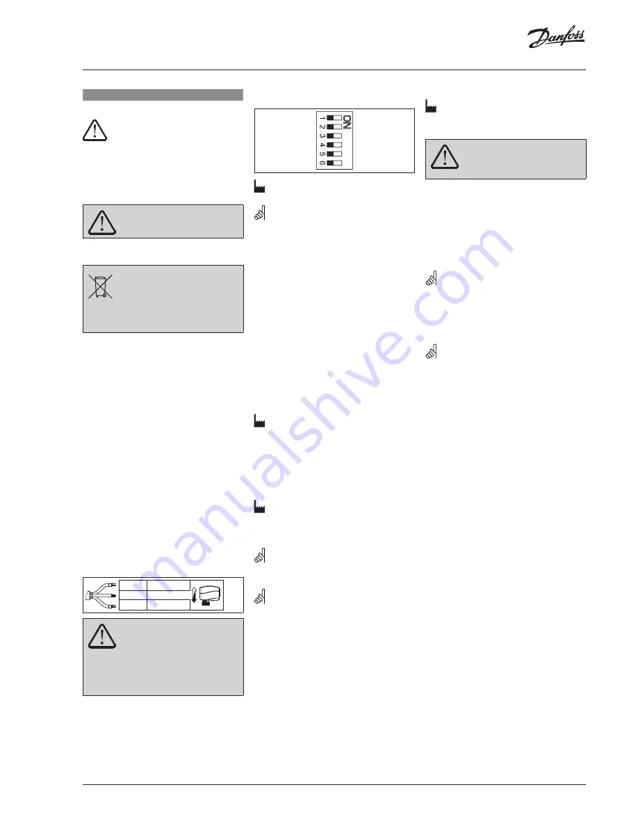 Danfoss AME 130 Operating Manual Download Page 9