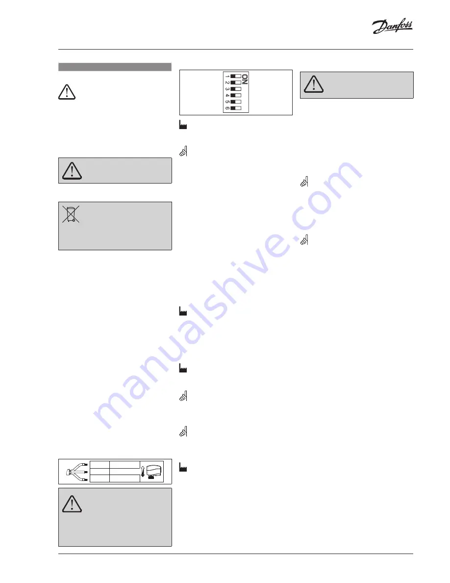 Danfoss AME 130 Operating Manual Download Page 13