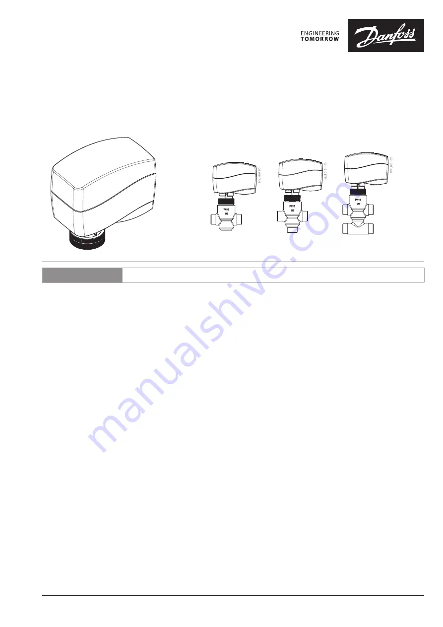 Danfoss AME 140X Скачать руководство пользователя страница 1