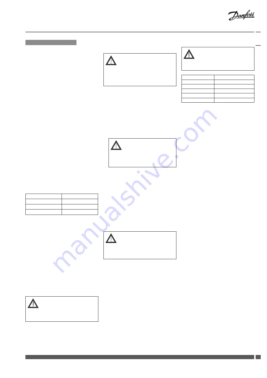 Danfoss AME 410 Скачать руководство пользователя страница 15