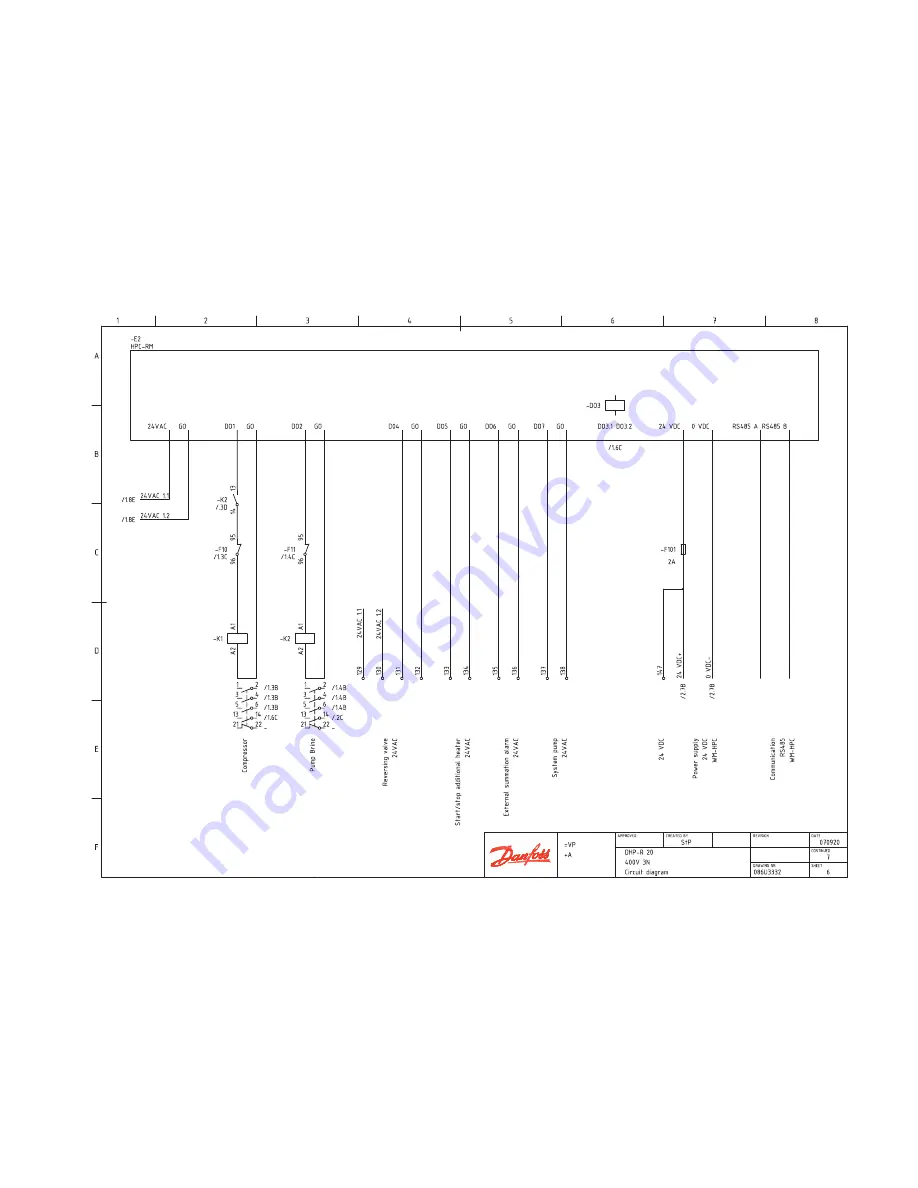 Danfoss DHP-R 26 Installation Instructions Manual Download Page 9